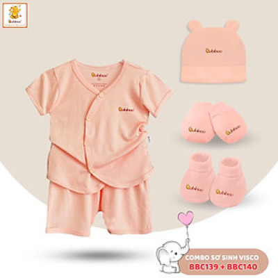 Set quần áo sơ sinh 5 món dễ thương cho bé