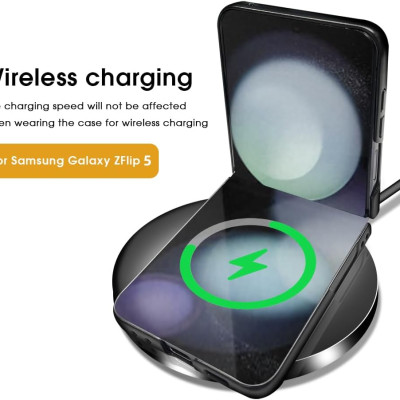 Ốp lưng dành cho Samsung Galaxy Z Flip 5 hiệu X Level Sợi carbon đẹp bền chắc không bám vân tay chống va đập - hàng nhập khẩu