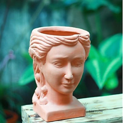 hậu Hình Cô Gái - Chậu Trồng Cây Trang Trí Sân Vườn