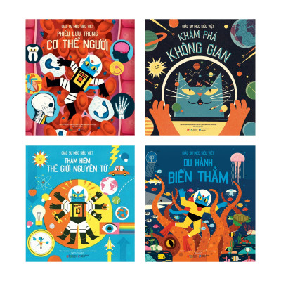 Bộ 4 Cuốn Giáo Sư Mèo Siêu Việt