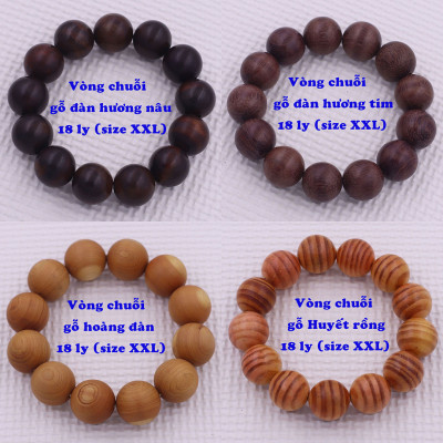Vòng chuỗi đeo tay Phật Di lắc gỗ đàn hương (size lớn), vòng tay phong thuỷ, vòng tay chuỗi hạt