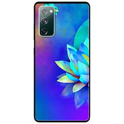 Ốp lưng dành cho Samsung A90 - Samsung S20 FE mẫu Sen Xanh Tím