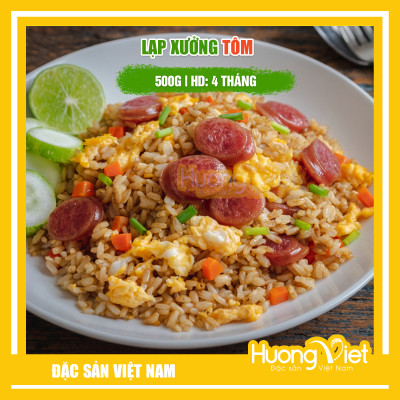 Đặc Sản Sóc Trăng - Lạp Xưởng Tôm Tân Huê Viên Cao Cấp 500G, Lạp Xưởng Tôm Sóc Trăng, Lạp Xưởng Miền Tây Làm Quà Tặng, Lạp Xưởng Ít Ngọt