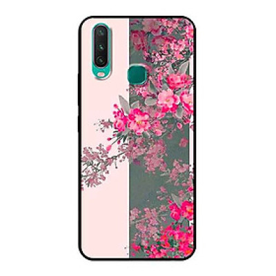 Ốp Lưng in cho Vivo Y12 Mẫu Hoa Đào Nở Rộ - Hàng Chính Hãng