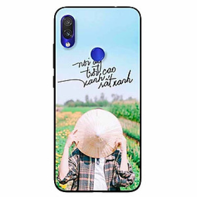 Ốp lưng in cho Xiaomi Redmi Note 7 Mẫu Lấy Nón