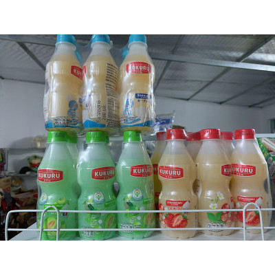 Nước Ép Đào Yogurt Kukuru có thạch dừa - Lốc 6 chai
