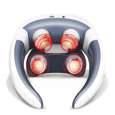 Máy Massage Cổ Nikio NK-130 - Sử Dụng Xung Điện Trị Liệu Kích Thích Cơ, Nhiệt Trị Nóng Sưởi Ấm Cơ, Cải Thiện Đau Mỏi Cổ, Vai, Gáy - Máy Có 4 Điện Cực Mát Xa Chuyên Sâu Tăng Tuần Hoàn Máu, Hỗ Trợ Cải Thiện Đau Mỏi Cổ, Vai, Gáy - Điều Khiển Remote Tiện Lợi
