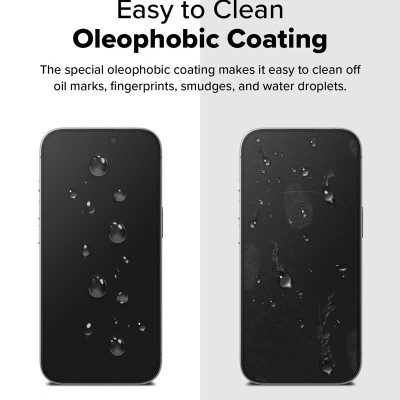 [Combo 2] Dán cường lực chống nhìn trộm cho iPhone 16 Pro Max/16 Pro/16 Plus/15 Plus/16/15 RINGKE Easy Slide Privacy Tempered Glass - Hàng Chính Hãng