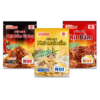 Combo 3 Gói Xốt Mì Ý Nhiều Vị - Nisshin Seifun Welna Shop