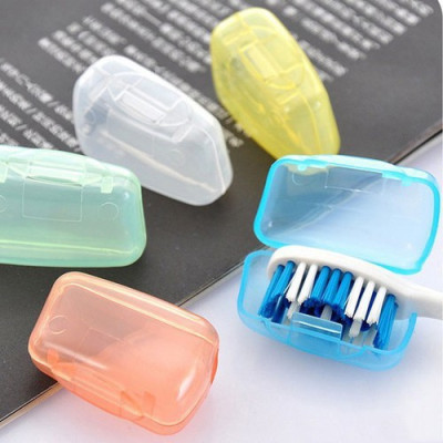 Nắp Nhựa Bọc Đầu Bàn Chải Đánh Răng Tránh Bụi Bẩn Côn Trùng, Gián Có Lỗ Thông Khí, Nút Đậy Bịt Bảo Vệ Đầu Bàn Chải Tiện Lợi Khi Đi Du Lịch