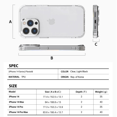 Ốp Lưng Chống Sốc ARAREE Flexield Dành Cho iPhone 14 / 14 Plus / 14 Pro / 14 Pro Max - Hàng Chính Hãng