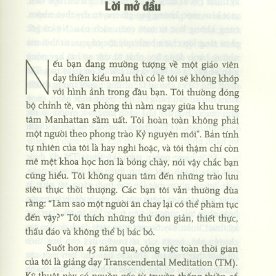 Sức Mạnh Của Tĩnh Tại - Phương Pháp Sống Chất, Sống Lành Mạnh Từ Thiền TM
