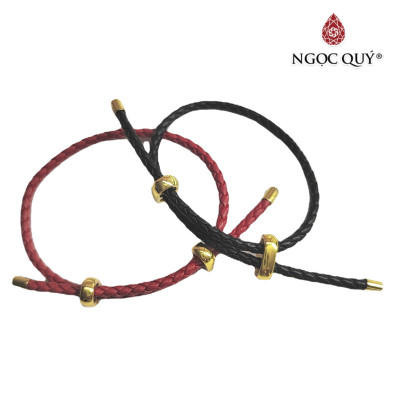 Vòng da đeo tay có khóa - Ngọc Quý Germstones