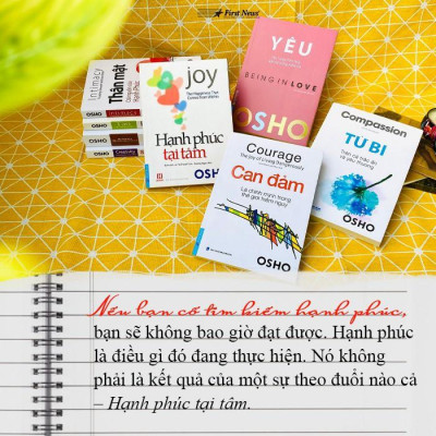Sách OSHO Can Đảm Là Chính Mình Trong Thế Giới Hiểm Nguy -First News - BẢN QUYỀN
