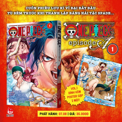 Truyện tranh One Piece Episode A trọn bộ 2 tập (Chang Book)