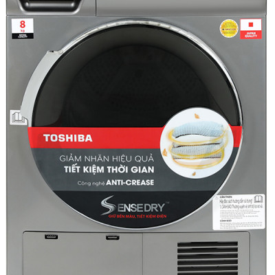 TD-K90MEV(SK) - Máy Sấy Ngưng Tụ Toshiba 8 Kg TD-K90MEV (SK) - Hàng Chính Hãng