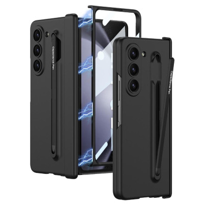 Ốp Lưng Cho Galaxy Z FOLD 6 Có Bản Lề Bảo Vệ , Kèm Bút Và Kính Cường Lực Mặt Trước - BUM STORE GALAXY CASE