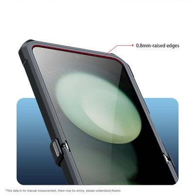 Ốp lưng cho Samsung Galaxy Z Flip 6 (Flip6) hiệu XUNDD Beatle chống sốc, lưng trong, viền màu - Hàng chính hãng