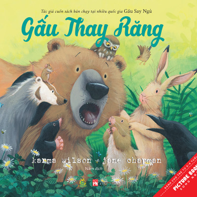 Sách Combo song ngữ Gấu khôn lớn (5C: Gấu chẳng chờ nổi, Gấu muốn nữa, Gấu sợ hãi, Gấu thay răng, Gấu bị ốm)-Ehomebooks