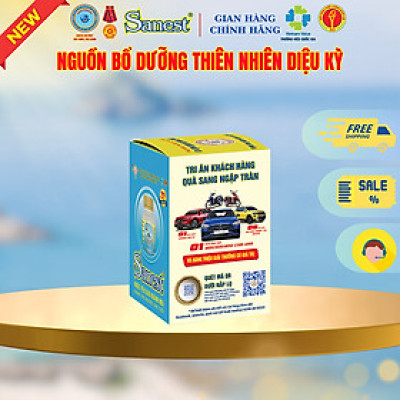  NEW [ Combo 20 lọ] Nước Yến sào Khánh Hòa Sanest 21% - Dành cho Người Cao Tuổi - Không đường