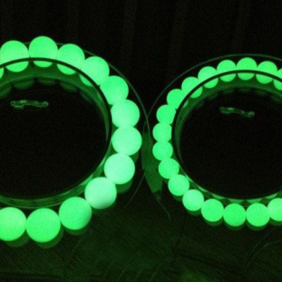 Vòng tay phong thủy đá Dạ Quang phát sáng trong đêm phong cách Hàn Quốc size 08mm
