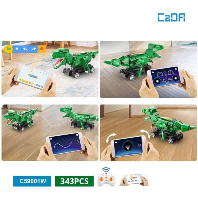 Đồ Chơi Lắp Ráp Điều Khiển Robot Khủng Long - CADA C59001W