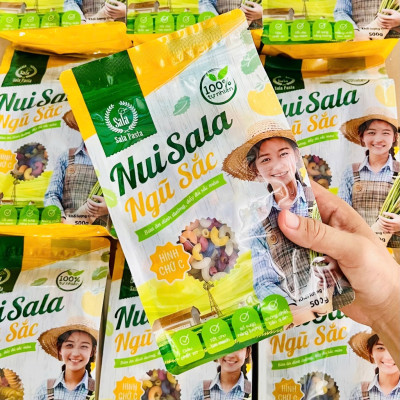 Nui Hữu Cơ Ngũ Sắc Hình Chữ C Thành Phần Rau Củ Thực Dưỡng Ăn Kiêng Tốt Cho Sức Khỏe