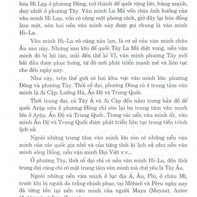 Lịch Sử Văn Minh Thế Giới (Tái bản năm 2020)
