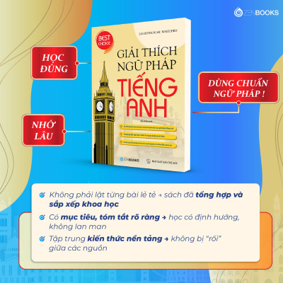 Sách - Giải Thích Ngữ Pháp Tiếng Anh Với Bài Tập Và Đáp Án (Ấn Bản Mới)