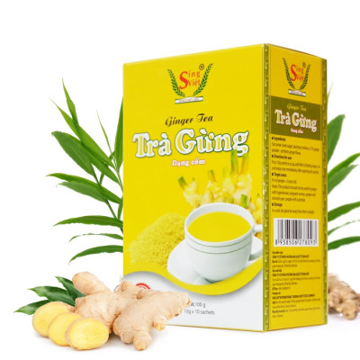 Trà gừng dạng cốm Sing Việt 100g