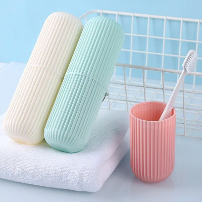 Hộp Đựng Bàn Chải, Kem Đánh Răng, Lược, Khăn Mặt Hộp Đựng Đồ Mang Đi Du Lịch Tiện Lợi Nhiều Màu Sắc MÀU XANH
