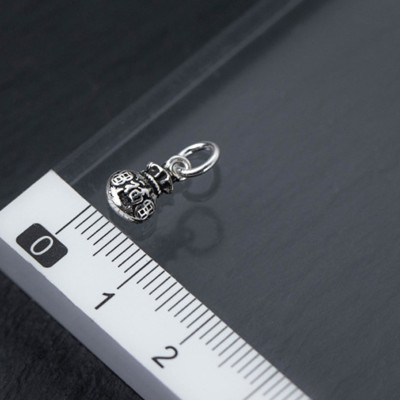 Combo 2 cái charm bạc túi tiền xu cổ mặt treo - Ngọc Quý Gemstones