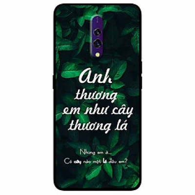 Ốp lưng in cho Realme X Mẫu Anh Thương Em