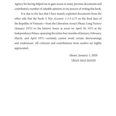  A War Account: 1-2-3-4.75