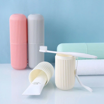 Hộp Đựng Bàn Chải, Kem Đánh Răng, Lược, Khăn Mặt Hộp Đựng Đồ Mang Đi Du Lịch Tiện Lợi Nhiều Màu Sắc MÀU XANH