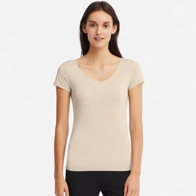 Áo làm mát nữ UNQ cổ tròn cộc tay