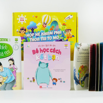 Sách - Hộp hè khám phá, thỏa trí tò mò - Mở ra thấy mua hè cho trẻ từ 3 - 6 tuổi - Đinh Tị Books