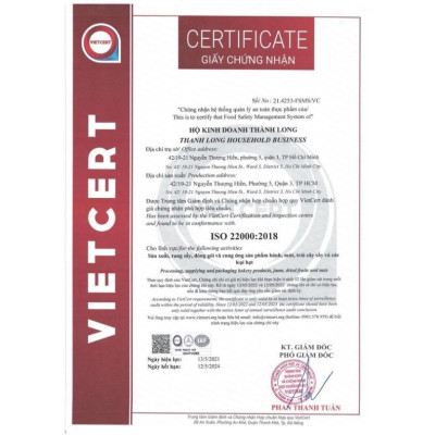 HỘP BÁNH TRUNG THU 2 BÁNH 2 TRỨNG 220G  - COMBO D - THÀNH LONG 440G - VIỆT NAM