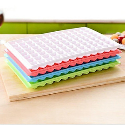 Combo 2 Khay Làm Đá Silicon 96 ô khay làm thạch rau câu 96 viên nhựa cao cấp