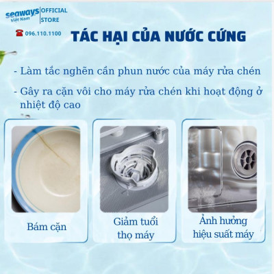 Combo 20 Túi 35 viên rửa chén bát Seaways dành cho máy rửa chén bát