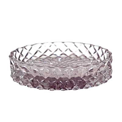 Dĩa Đựng Xà Phòng Thuỷ Tinh JULIET Màu Hồng W13.8xD9.2xH3Cm |Index Living Mall| Nội Thất Thái Lan