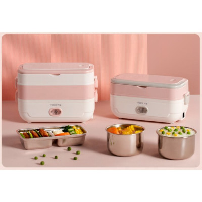 Hộp đựng cơm văn phòng, Hộp Cơm Cắm Điện 3 Tầng Inox ,Hộp hâm nóng thức ăn YOICE- HÀNG CHÍNH HÃNG