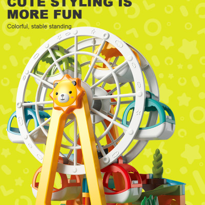 FEELO - 2327 - Lắp Ráp Khu Vui Chơi Gấu Con (81 Chi Tiết)