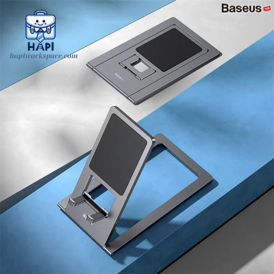 Đế tản nhiệt kim loại hàng chính hãng Baseus BS-LVN023-2P-GY nhỏ gọn nhất, chất liệu cao cấp