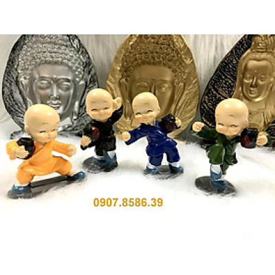 Tượng chú tiểu múa võ cầm bình( Hình Thật - Video Thật )