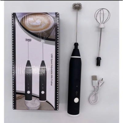 Máy Đánh Trứng, Đánh Sữa Và Tạo Bọt Cafe Cầm Tay Di Động 3 Tốc Độ Sử Dụng Pin Sạc Cao Cấp - Hàng Nhập Khẩu