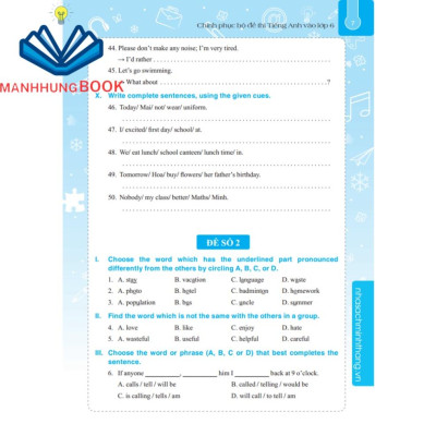 Sách - Chinh phục bộ đề thi Tiếng Anh vào lớp 6 (tái bản 01)