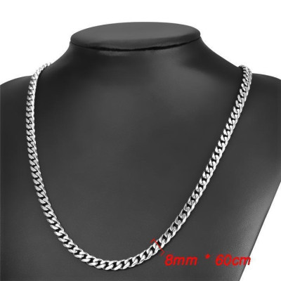 Vòng Cổ Nam - Dây chuyền nam titan thời trang rẻ đẹp kiểu lặc xéo cao cấp trangsucpt 9mm PTDCNA159