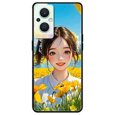 Ốp lưng cho Oppo Reno 2Z - 2F - 6Z - 7Z 5G - 8Z 5G - 8T 4G - 8T 5G - A96 5G - Cánh Đồng Hoa Vàng - Hàng Chính Hãng
