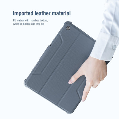 Bao da cao cấp cho iPad Air 10.9/Air 4, iPro 11 (2020), iPro 11 (2021) hàng chính hãng Nillkin Bumper Leather có nắp bảo vệ camera